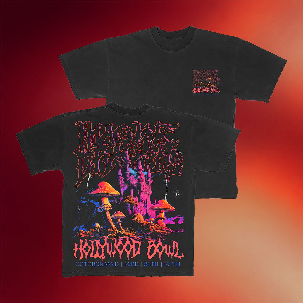 Imagine Dragons Merch 2026 Hollywood Bowl Commemorative T-Shirt Imagine Dragons Tour Merch - Merchluma