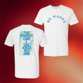 Broadway Merch 2026 Two Strangers Be Happy Map T-Shirt White Present for Besties - Merchluma