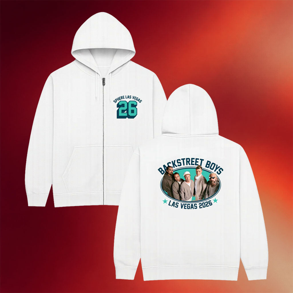 Backstreet Boys Merch Into The Millennium 2026 Zip Hoodie Backstreet Boys Sphere Merch Fan Gift - Merchluma