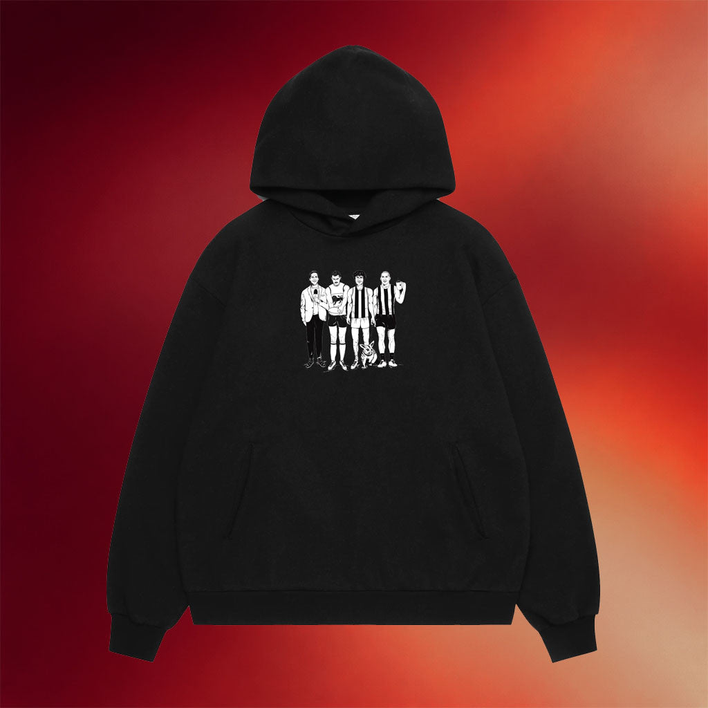 Clubby Sports Merch 200 Plus Hand Drawn Hoodie Black 2026 Best Gift For Podcast Fans - Merchluma