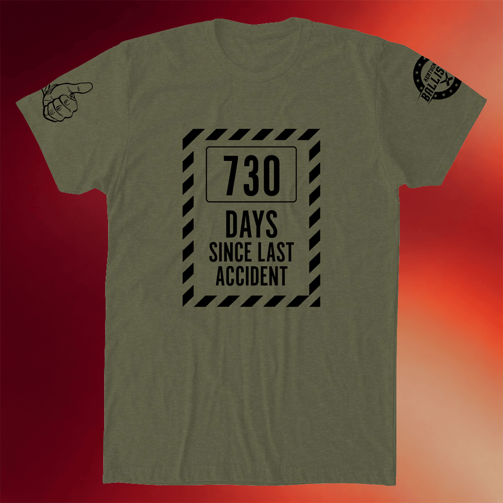 Kentucky Ballistics Merch 730 Days Without Accident T-Shirt 2026 Unique Gifts For Husband - Merchluma