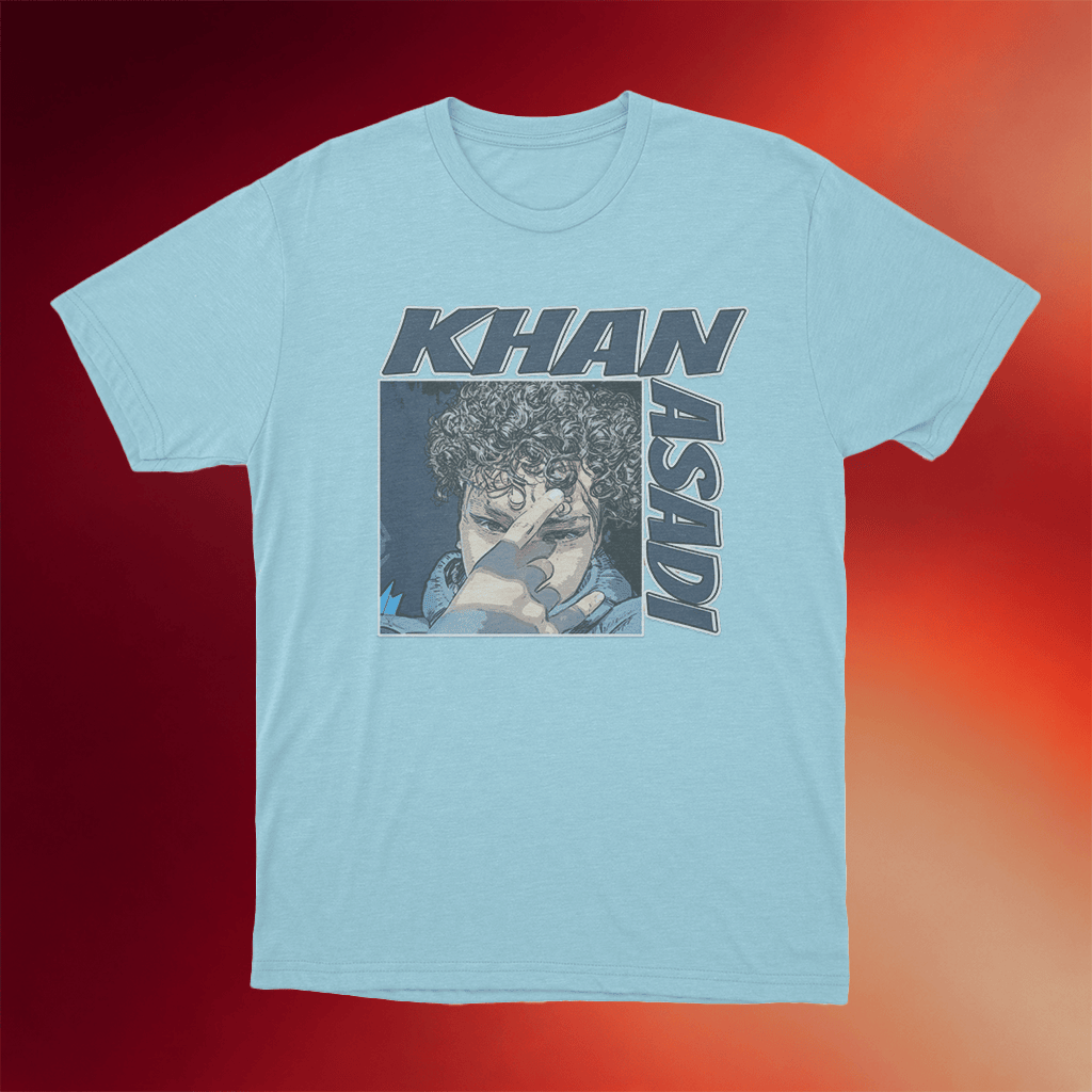 Khan Asadi Merch 2026 Khan Asadi Frame T-Shirt Unique Gifts For Husband - Merchluma