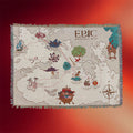 Epic The Musical Merch 2026 Journey Map Blanket EPIC Signature Merchandise Gifts For BFF - Merchluma