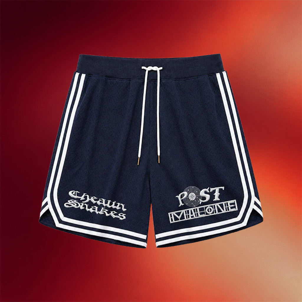 Post Malone Merch 2026 Post Malone X Cheatin Snakes Shorts Best Gift For Music Lovers - Merchluma