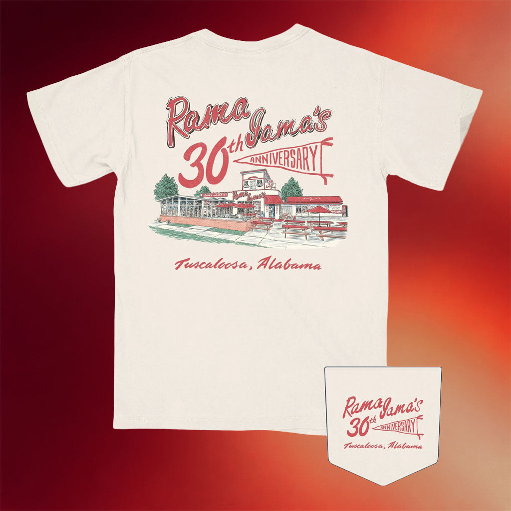 JNJ Apparel Merch 2026 Rama Jama's 30th Anniversary T-Shirt Unique Gift For Friends - Merchluma