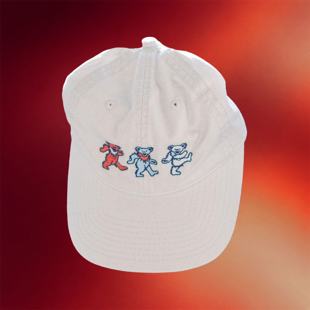 JNJ Apparel Merch 2026 Patriotic Bears Hat Embroidered Grateful Dead Merch Gift For Fans - Merchluma
