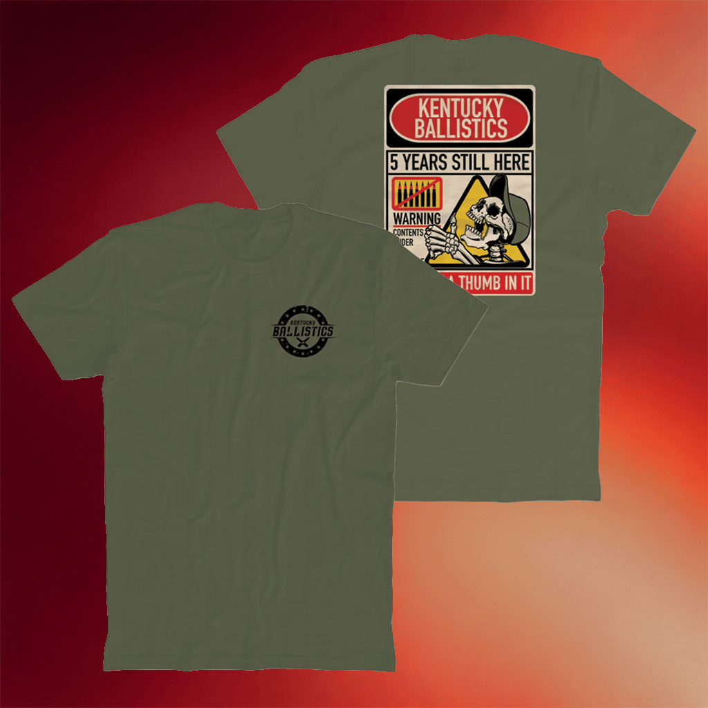 Kentucky Ballistics Merch 2026 KB 5 Year Anniversary T-Shirt Gifts For Youtuber Fans - Merchluma