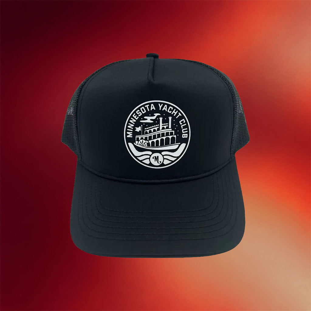 Minnesota Yacht Club Festival Merch 2026 Minnesota Yacht Club Logo Trucker Hat Best Gifts - Merchluma