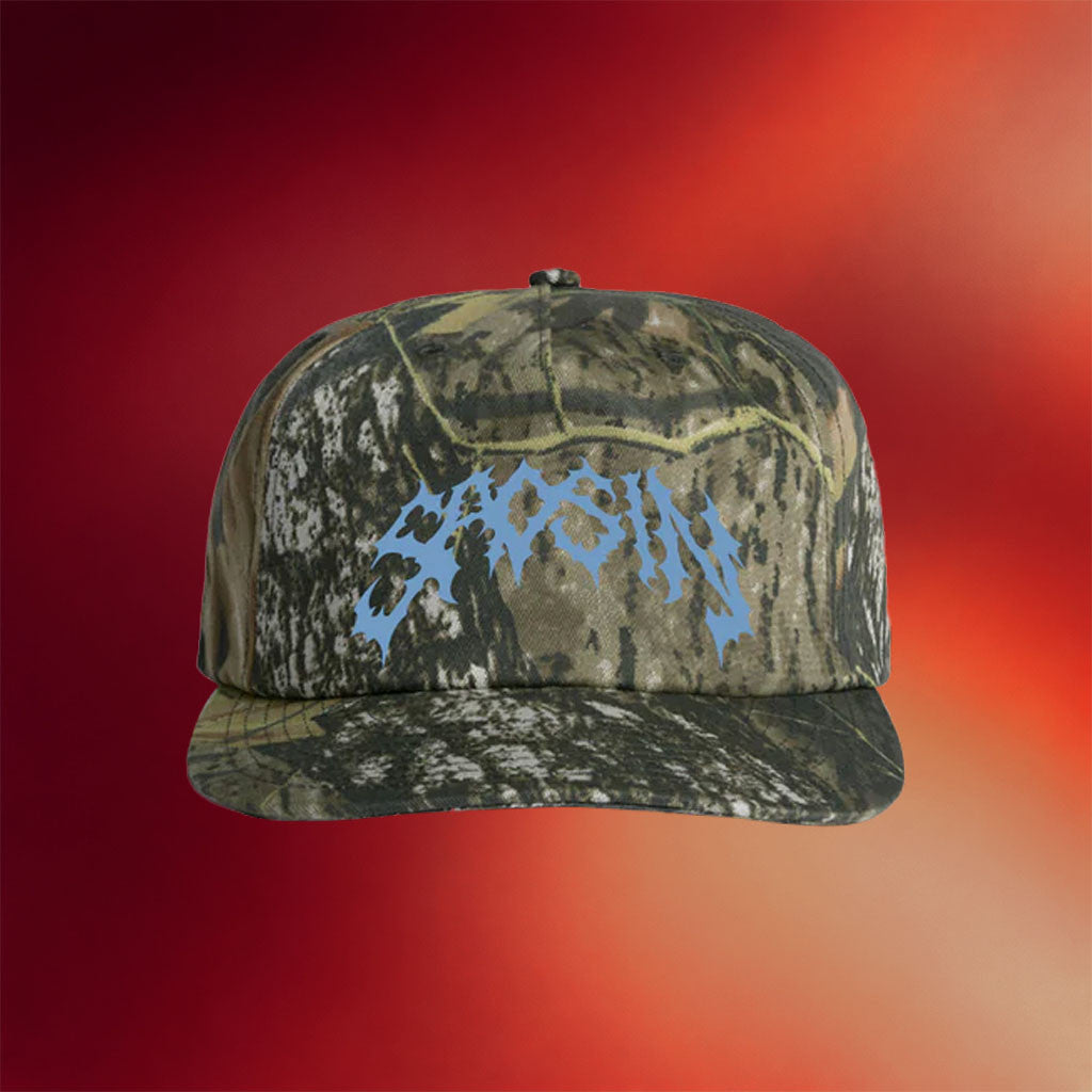 Saosin Merch 2026 Tree Camo Hat Embroidered Saosin Hat Gift For Rock Band Fans - Merchluma