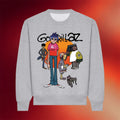 Gorillaz Merch 2026 Band Grey Sweatshirt Best Gifts For Music Lovers - Merchluma