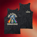 Imagine Dragons Merch 2026 Rainbow Laser Skull Tank Top Birthday Gifts For Music Lovers - Merchluma