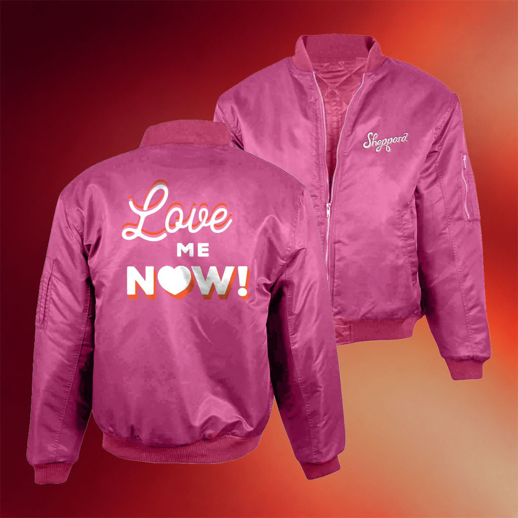 Sheppard Merch 2026 Love Me Now Bomber Jacket Presents For Music Lovers - Merchluma