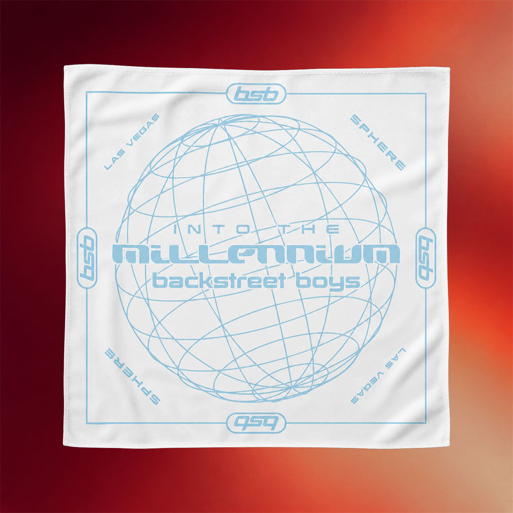 Backstreet Boys Merch 2026 Into The Millennium Bandana Backstreet Boys Sphere Merch Fan Gifts - Merchluma