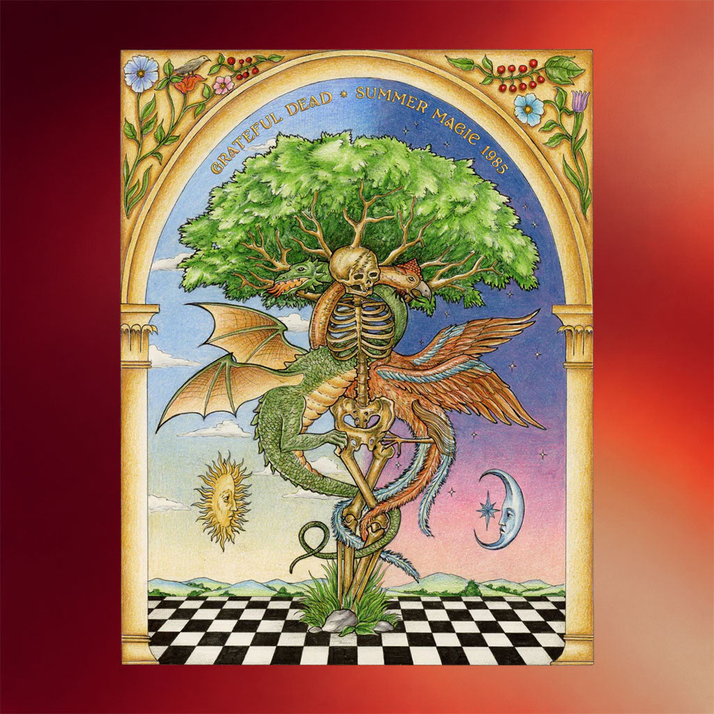Grateful Dead Merch 2026 Summer Magic 1985 Poster Wall Art Decor Gift For Band Fans - Merchluma