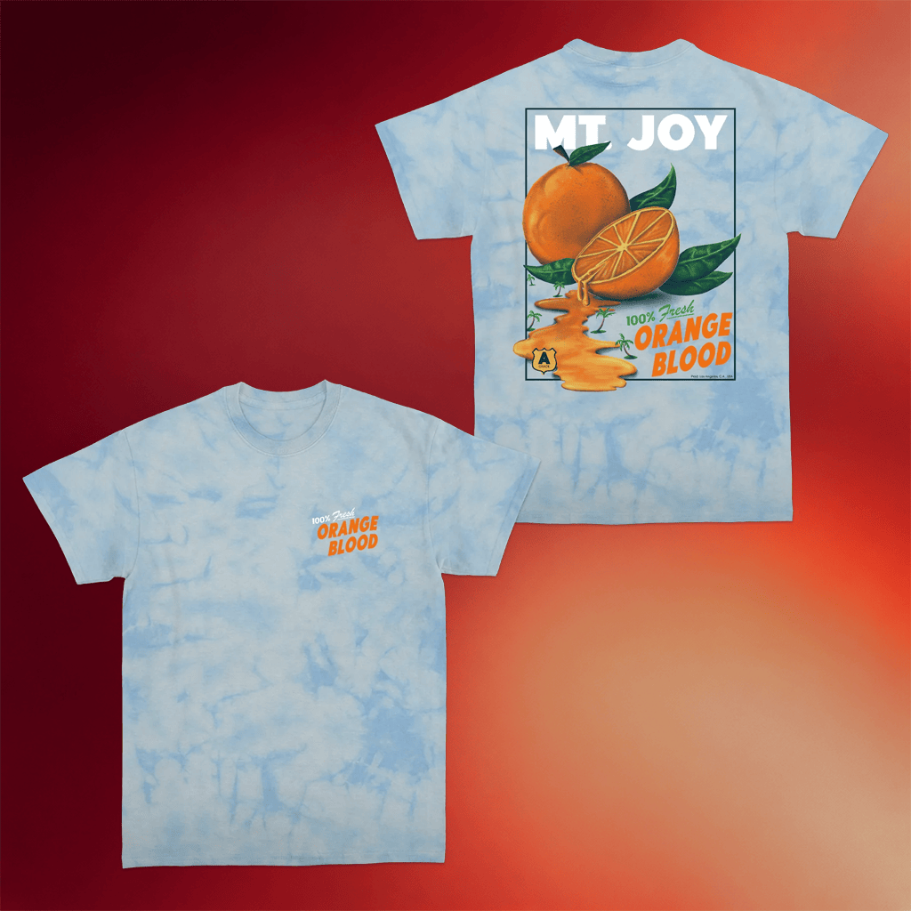Mt Joy Merch 2026 Orange Blood Tie Dye T-Shirt Presents For Rock Music Lovers - Merchluma