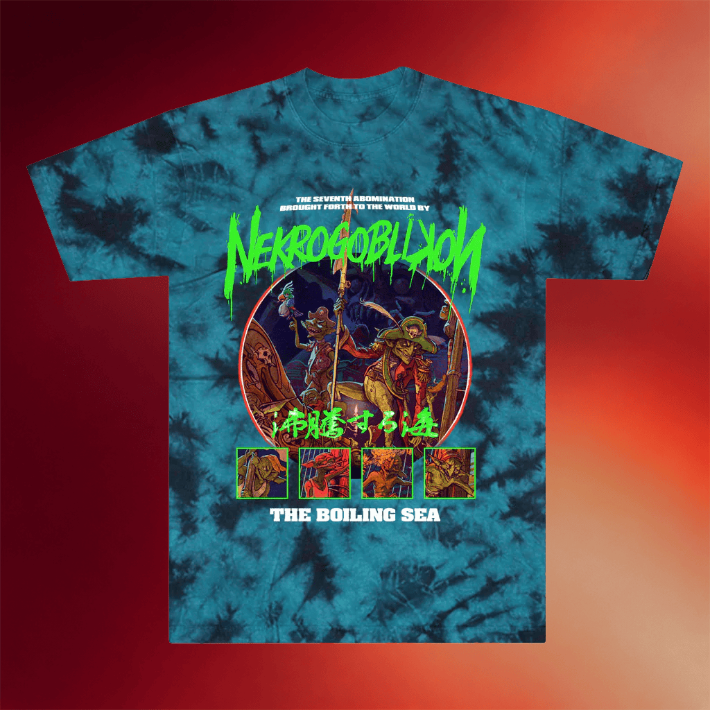 Nekrogoblikon Merch 2026 Abomination Crystal T-Shirt The Boiling Sea Nekrogoblikon Shirt Fans Gifts - Merchluma