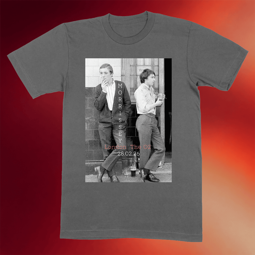 Mporium Merch 2026 Morrissey London O2 Event T-Shirt Great Father's Day Gifts - Merchluma