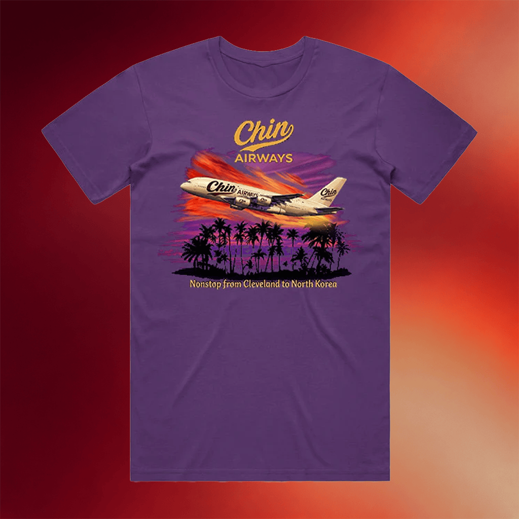 Home By 3 Merch 2026 Chin Airways T-Shirt Best Gift For Comedy Podcast Fans - Merchluma