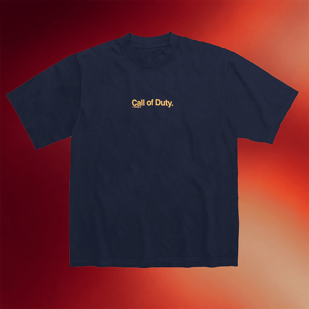 Holiday Brand Merch 2026 Helvetica T-Shirt Call Of Duty Shirt Navy Gifts For BFF - Merchluma