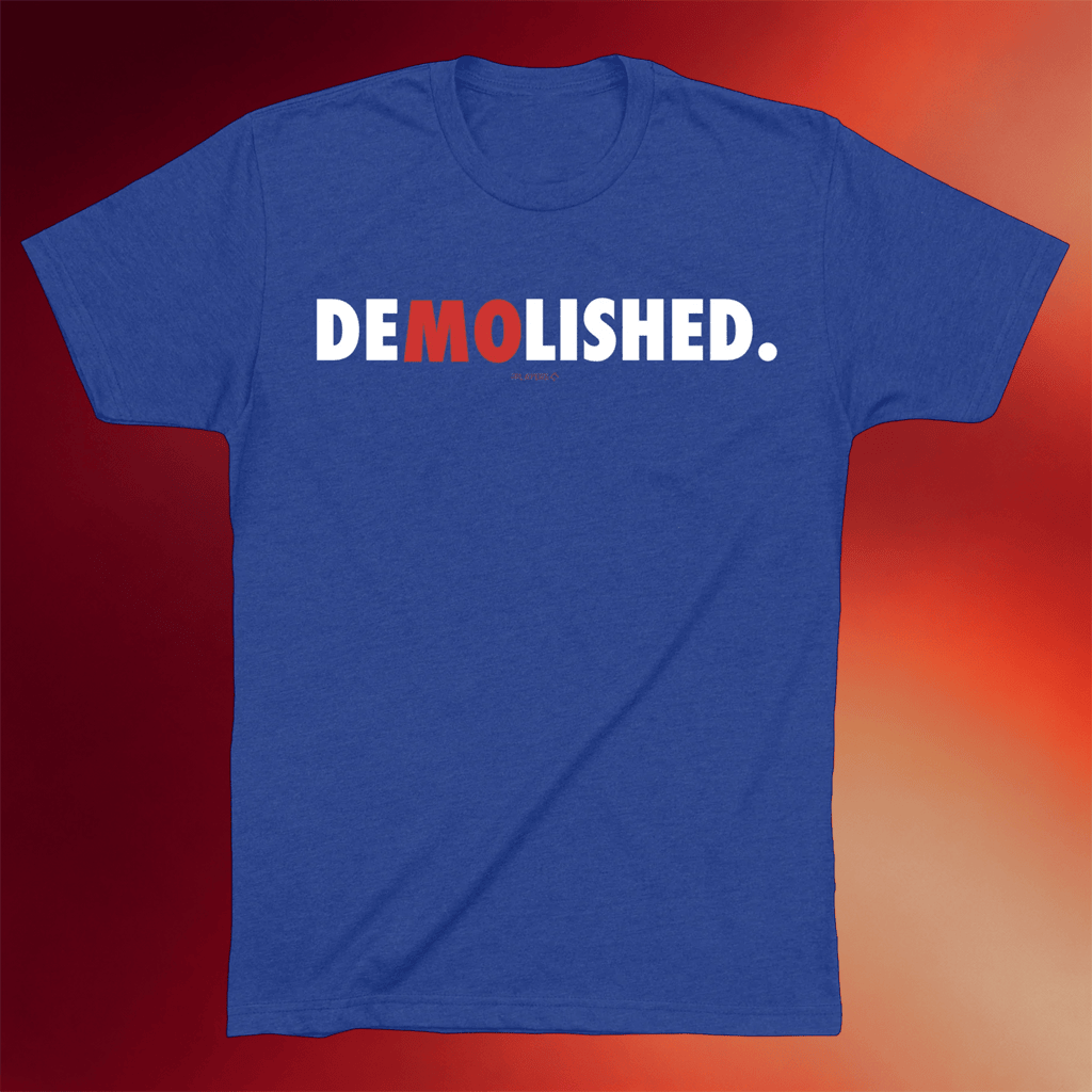 Obvious Shirts Merch 2026 Demolished T-Shirt Moises Ballesteros Shirt Baseball Fan Gifts - Merchluma