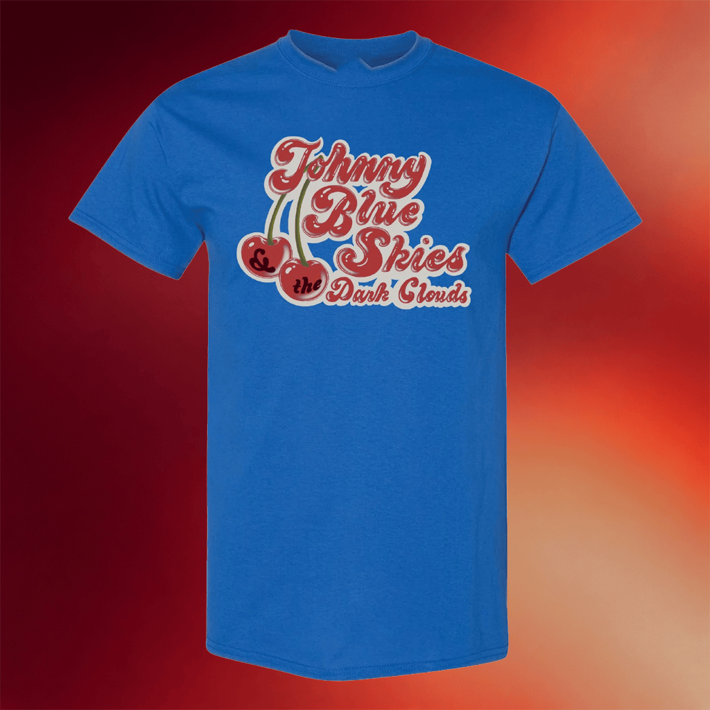 Johnny Blue Skies Merch 2026 Very Cherry Shirt Johnny Blue Skies And The Dark Clouds T-Shirt - Merchluma