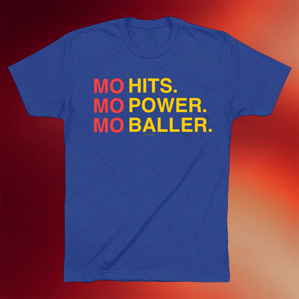 Obvious Shirts Merch 2026 Mo Hits Mo Power Mo Baller T-Shirt Present For Baseball Fans - Merchluma