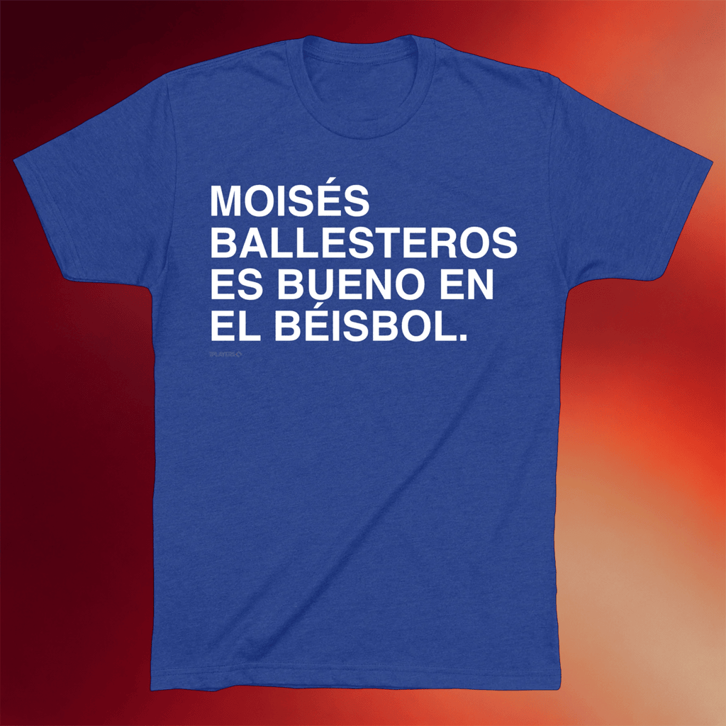 Obvious Shirts Merch 2026 Moises Ballesteros Es Bueno En El Beisbol T-Shirt Baseball Fan Gifts - Merchluma