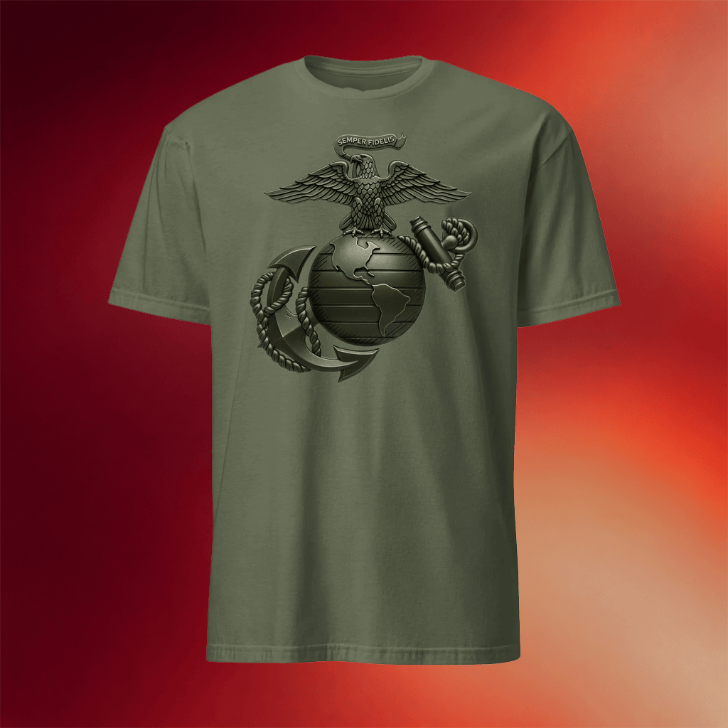 Leatherneck For Life Merch 2026 Eagle Globe And Anchor T-Shirt Gifts For Veteran Dad - Merchluma