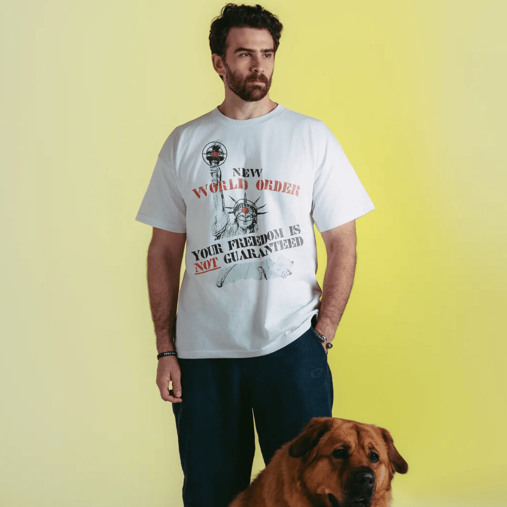 Hasan Piker Merch 2026 New World Order Your Freedom Is Not Guaranteed T-Shirt Husband Gifts - Merchluma