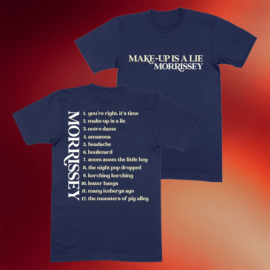 Mporium Merch 2026 Morrissey Tracklist T-Shirt Unique Gifts For Music Lovers - Merchluma