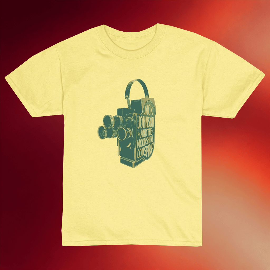 Jack Johnson Merch Bolex Camera T-Shirt Presents For Music Lovers - Merchluma