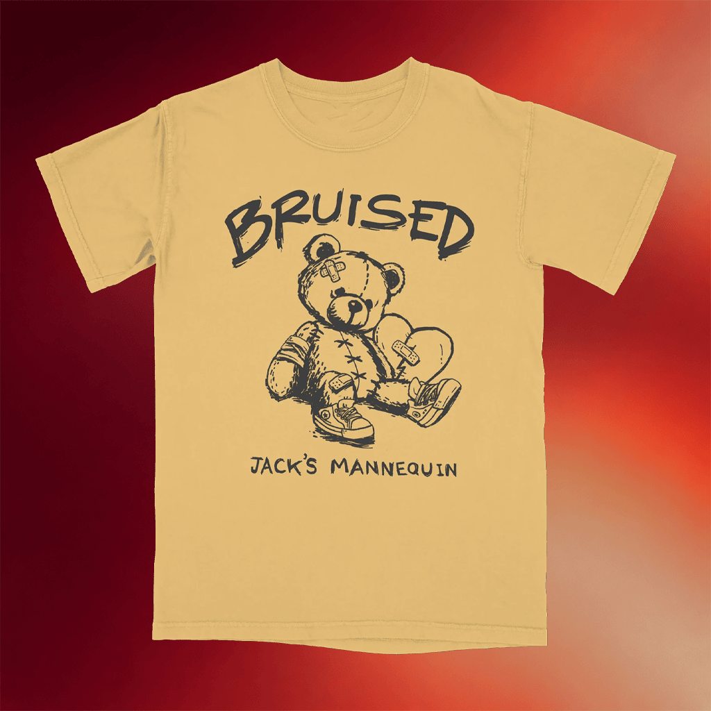 Jack's Mannequin Merch Bruised Bear T-Shirt Gifts For Rock Music Lovers - Merchluma