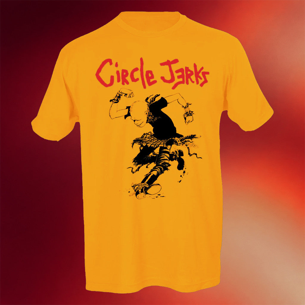 Circle Jerks Merch 2026 Skankman Outline T-Shirt Music Related Gifts For Guys - Merchluma