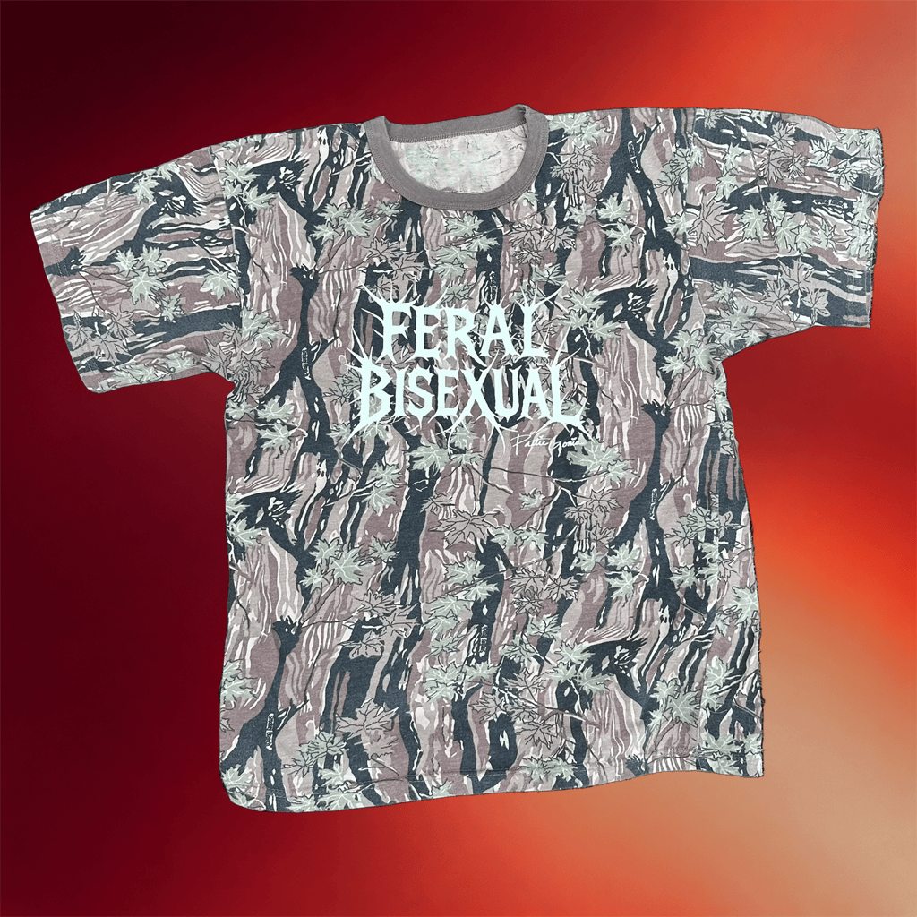 Pattie Gonia Merch Feral Bisexual Camo T-Shirt Best Gifts For Brother - Merchluma
