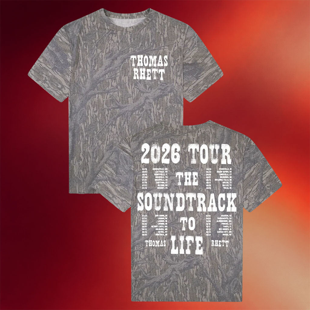 Thomas Rhett Merch 2026 Soundtrack to Life Mossy Oak T-Shirt Gift For Fathers - Merchluma