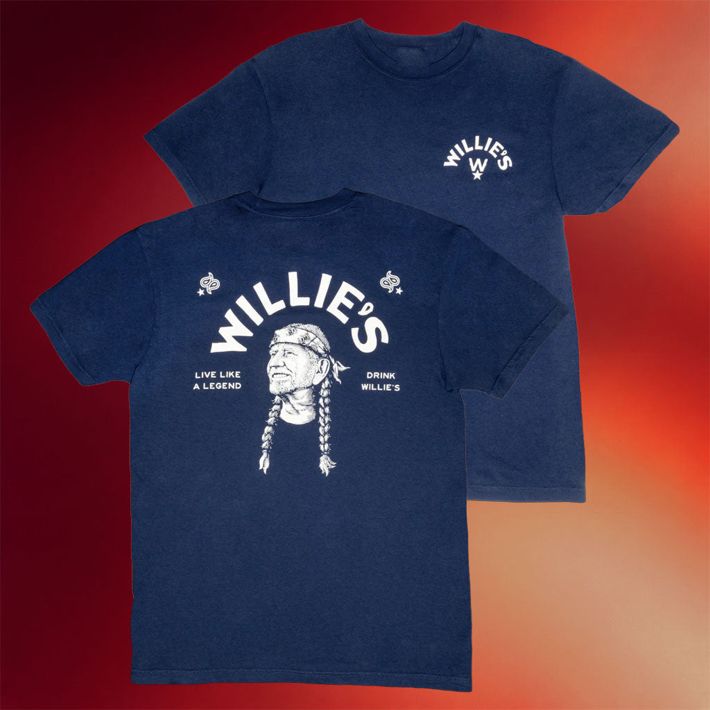 Willie's Remedy Merch 2026 Drink Willie's T-Shirt Live Like A Legend Shirt Present For Dad - Merchluma