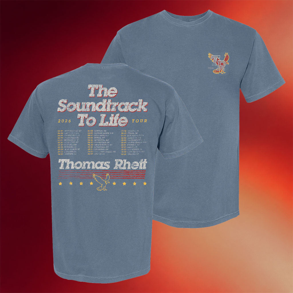 Thomas Rhett Merch 2026 Soundtrack to Life T-Shirt Thomas Rhett Tour Merch Music Fan Gifts - Merchluma