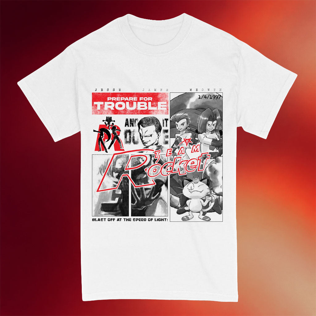 Too Lucky Merch 2026 Trouble T-Shirt Team Rocket Shirt Best Gifts For Brothers - Merchluma