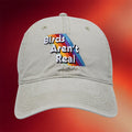 Birds Aren't Real Merch 2026 Pigeons Are Liars Rainbow Hat Embroidered Gift For LGBTQ Friends - Merchluma