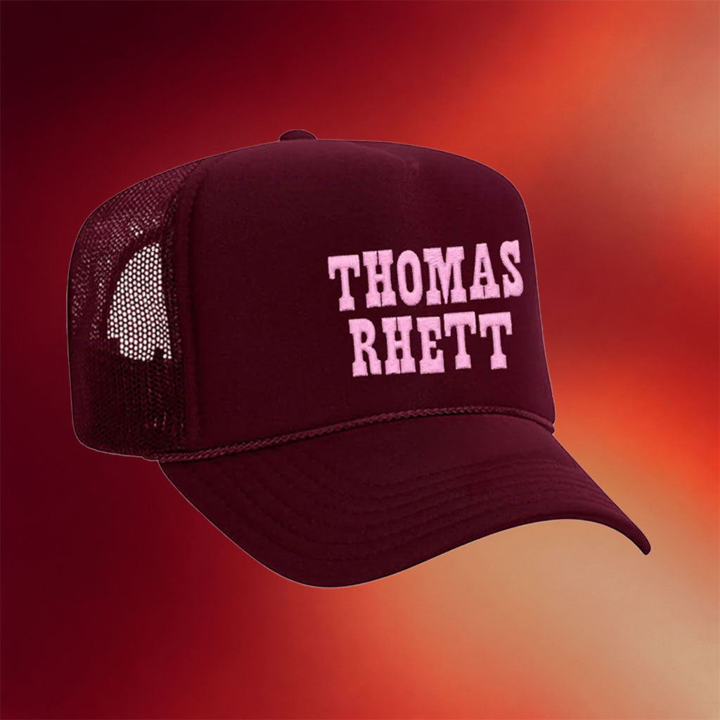 Thomas Rhett Merch 2026 Thomas Rhett Trucker Hat Embroidered Gift For Country Music Fans - Merchluma
