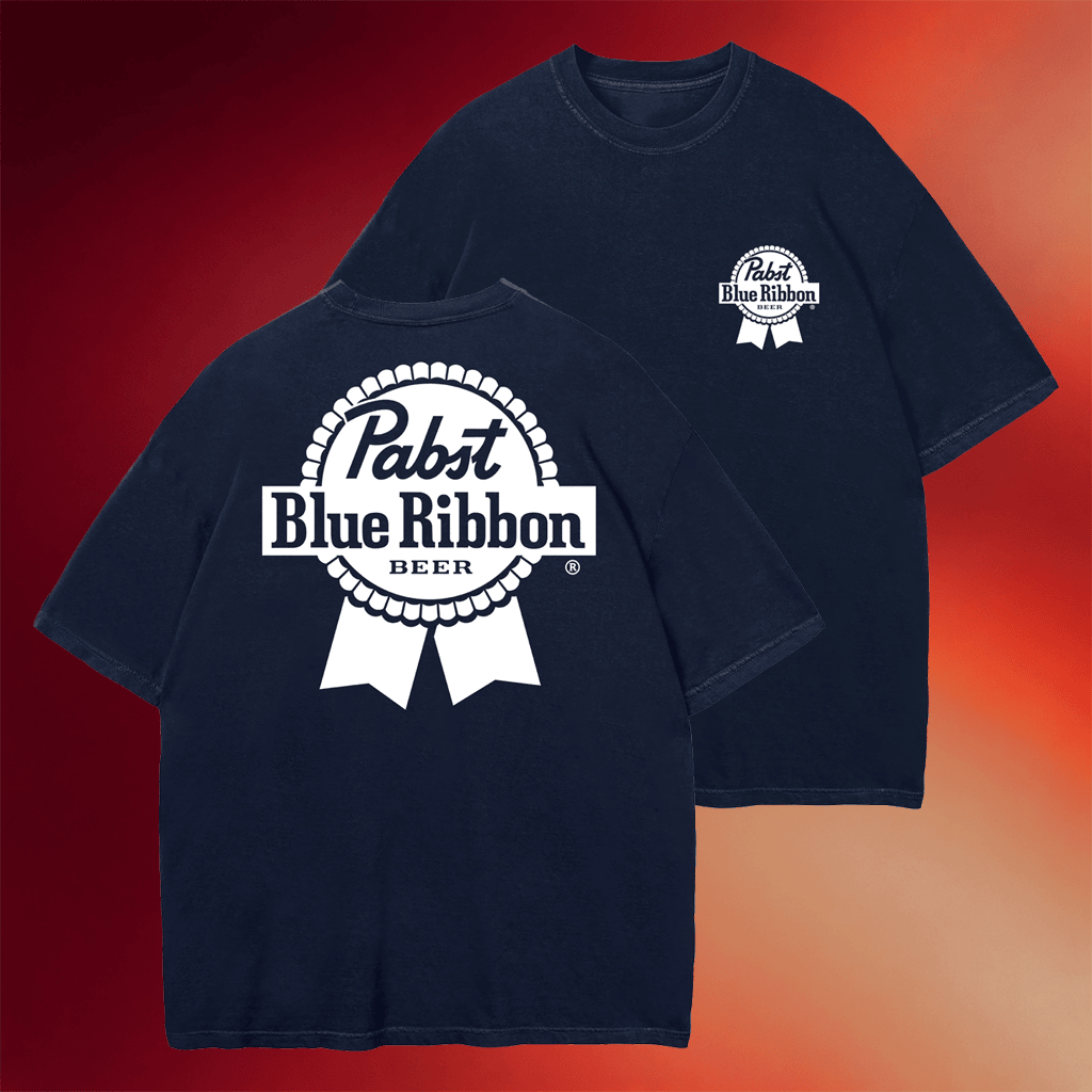 Pabst Blue Ribbon Merch 2026 Pabst Blue Ribbon Beer Logo T-Shirt Present For Friends - Merchluma