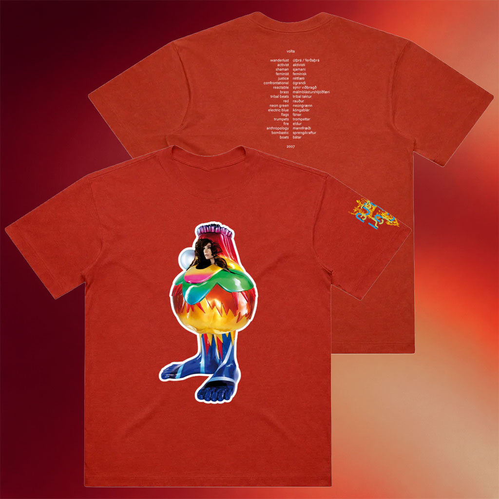 Bjork Merch 2026 Volta Album Cover T-Shirt Bjork Shirt Music Gift Ideas For Guys - Merchluma