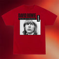 David Bowie Merch 2026 Mono T-Shirt Red David Bowie Shirt Present For Music Lovers - Merchluma