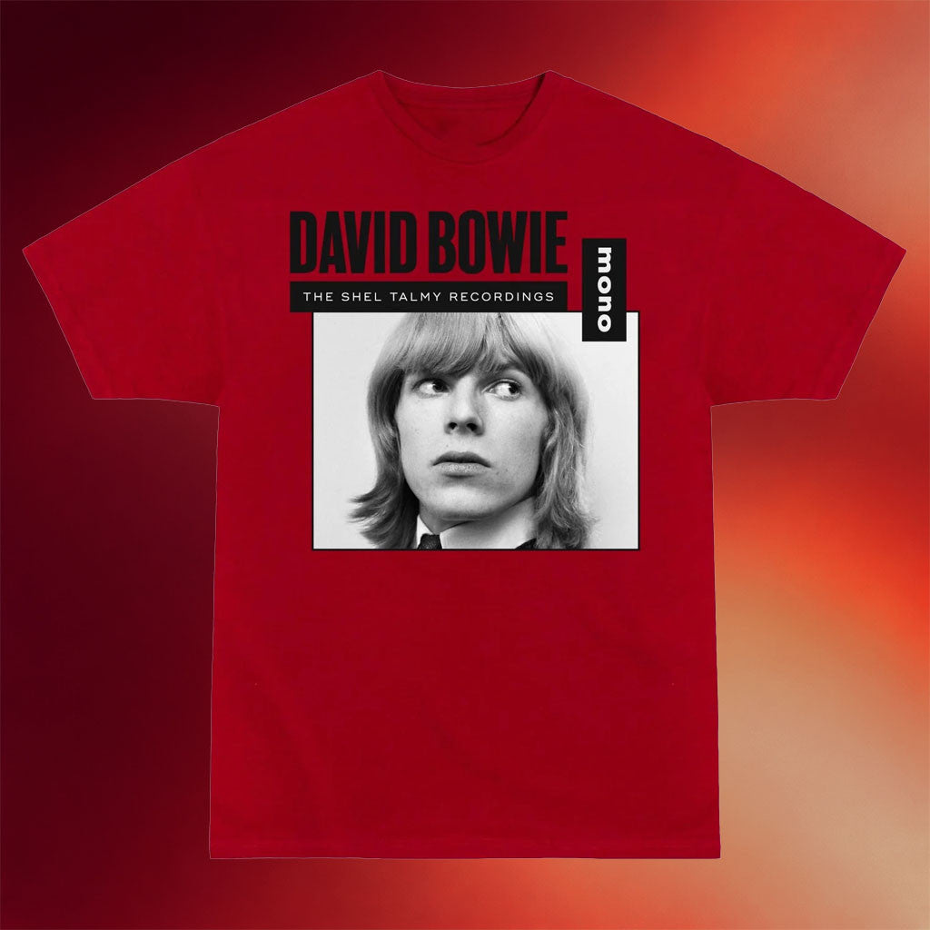 David Bowie Merch 2026 Mono T-Shirt Red David Bowie Shirt Present For Music Lovers - Merchluma