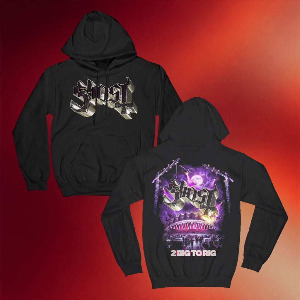 Ghost Merch 2026 2 Big To Rig Poster Hoodie Ghost Band Merch Gifts For Rock Lovers - Merchluma