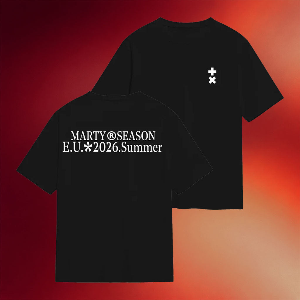 Martin Garrix Merch 2026 Marty Season T-Shirt Black Martin Garrix Summer Shirt DJ Fan Gear - Merchluma