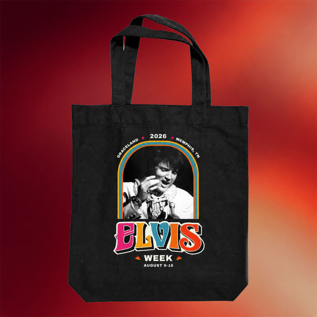 Graceland Merch 2026 Elvis Week Tote Bag Elvis Presley Merch Gifts Ideas For Sisters - Merchluma