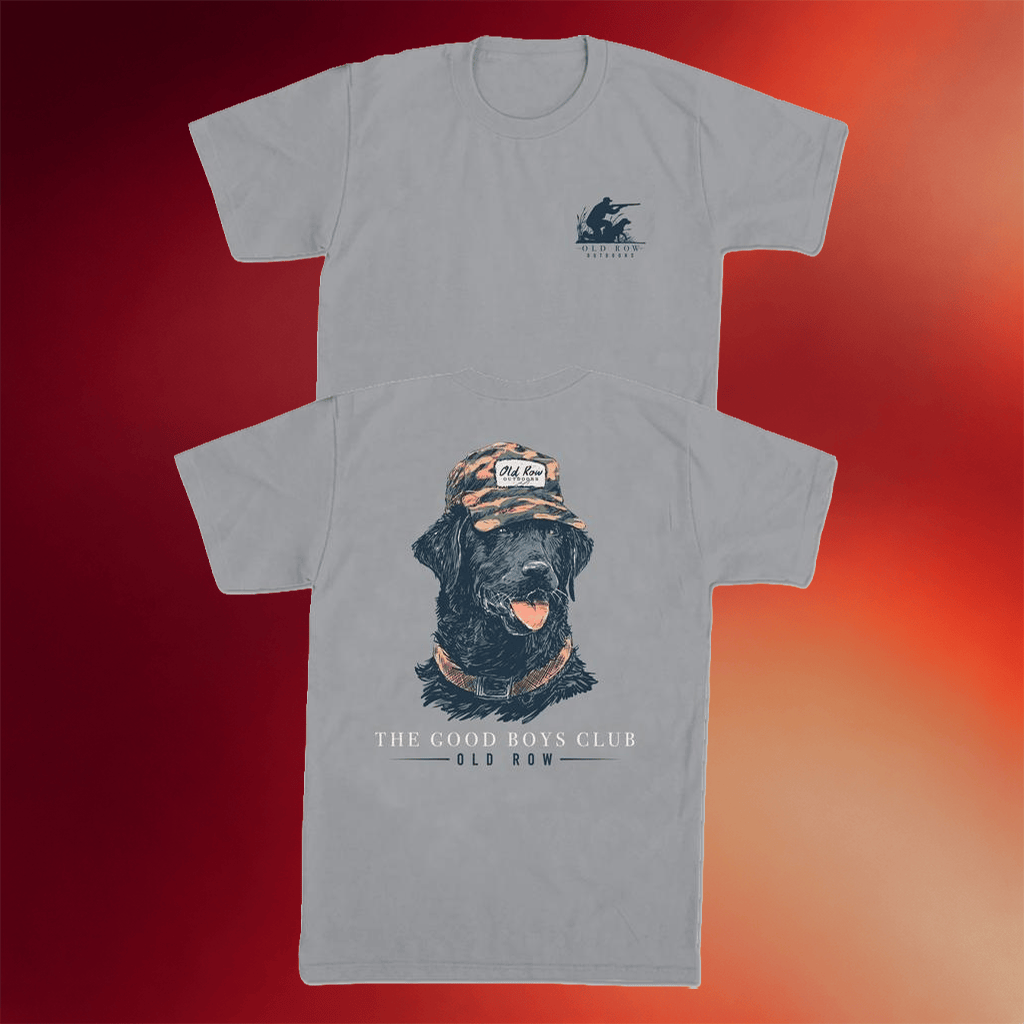 Old Row Merch The Black Duck Dog T-Shirt The Good Boys Club Old Row Shirt Gifts For Father - Merchluma