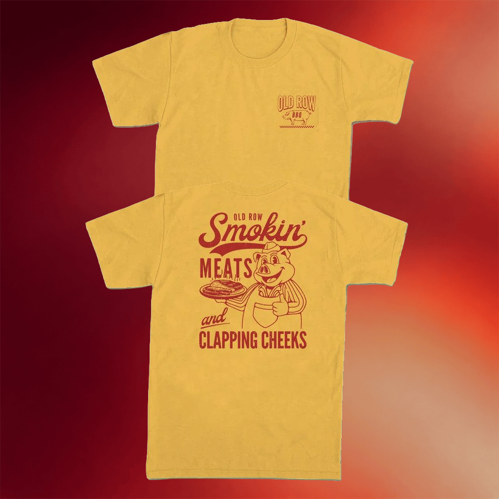 Old Row Merch The Smokin Meats T-Shirt Old Row BBQ Shirt Gifts For Friends - Merchluma