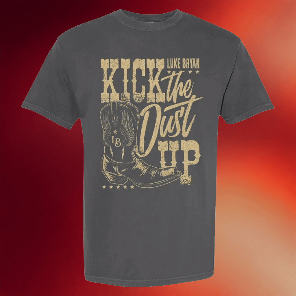 Luke Bryan Merch 2026 Kick The Dust UP T-Shirt Gifts Ideas For Country Music Fans - Merchluma
